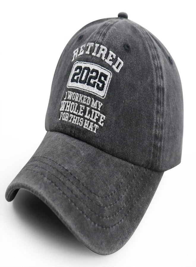 Vxchkerm Retirement Gifts for Women Men, Retirement Party Decorations Baseball Cap, Funny Adjustable Embroidered Retired 2025 Hat - Image 2